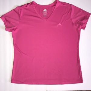 Pink adidas shirt size medium